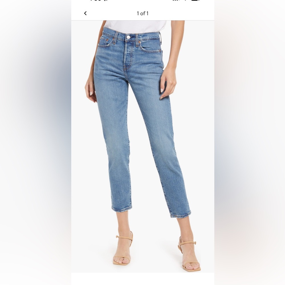 Women’s Levi’s Wedgie Icon Fit High Rise Straight Leg Jeans Sz 30